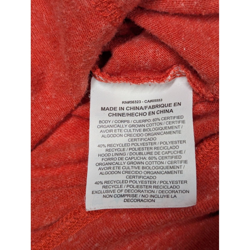 Nike Sportswear Gym Vintage Full Zip Hoodie Red Heather Womens Medium Logo - Picture 8 of 12